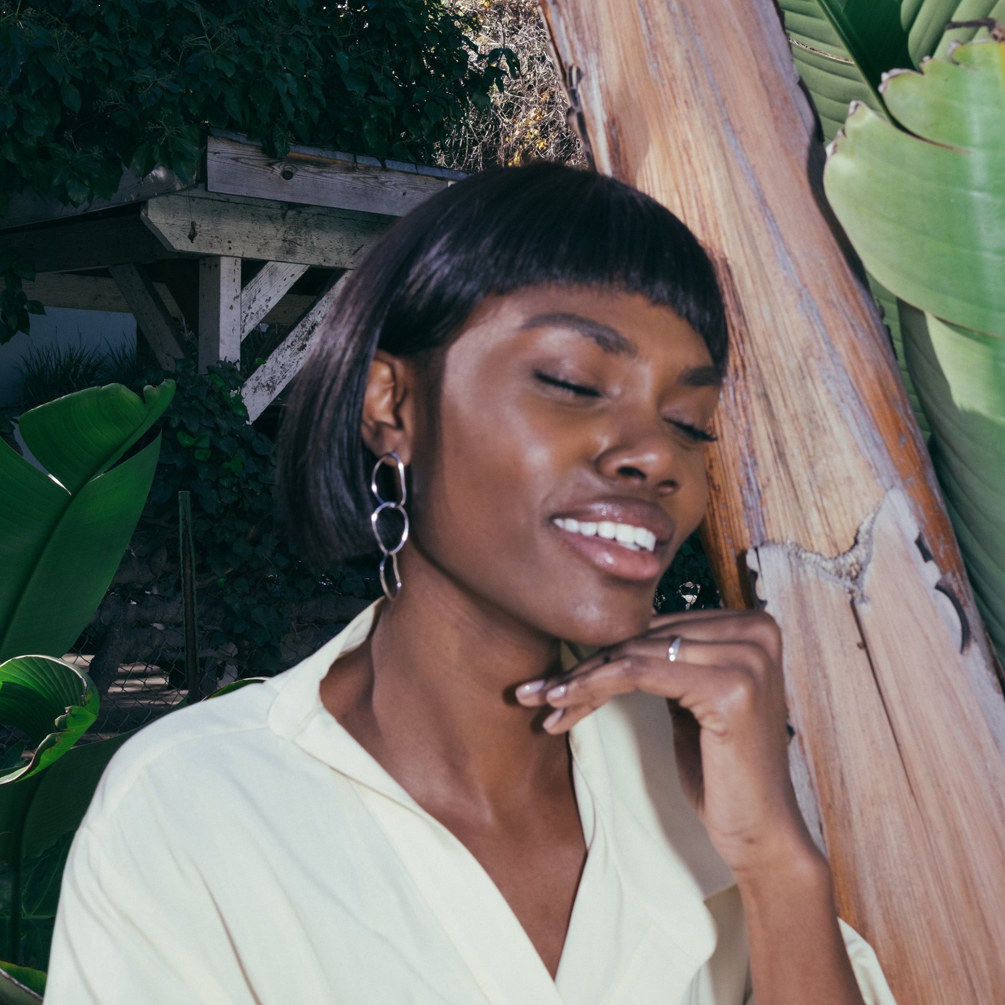 Haiku Earrings | Silver