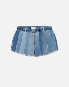 Womens | Upcycled Vintage | Levi's Stripped Short | One-of-a-Kind | Indigo