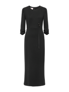 Elegant Fitted Dress | Black