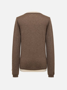 Layered-Look Pullover | Camel
