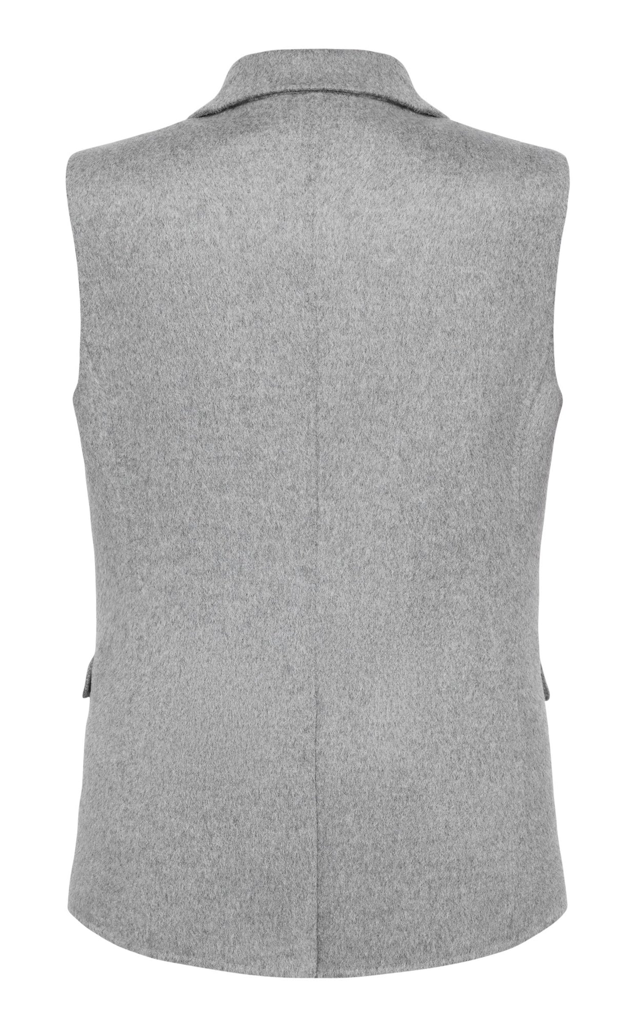 Suit Collar Lightweight Vest | Grey