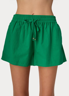 Oslo Cotton Poplin Short | Jade