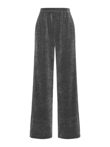 Textured Fabric Pant | Grey