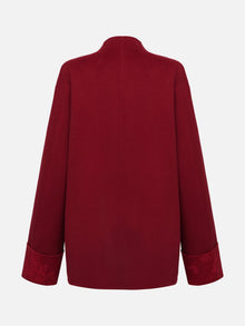 Double-Faced Wool Coat | Red