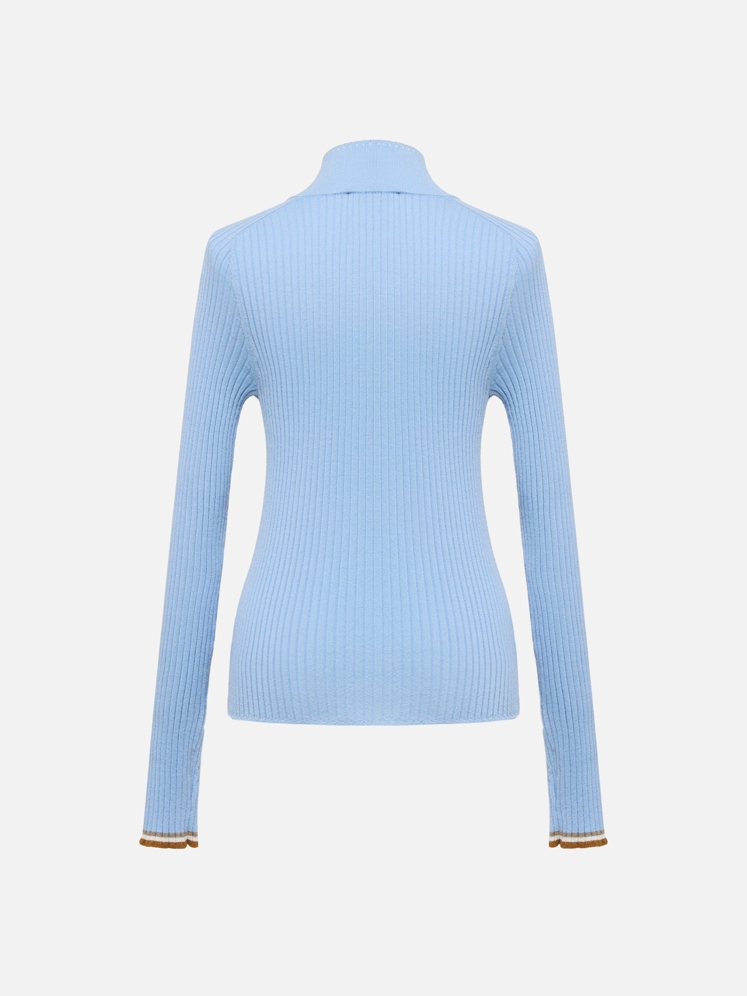 Jacquard Wool Sweater | Blue