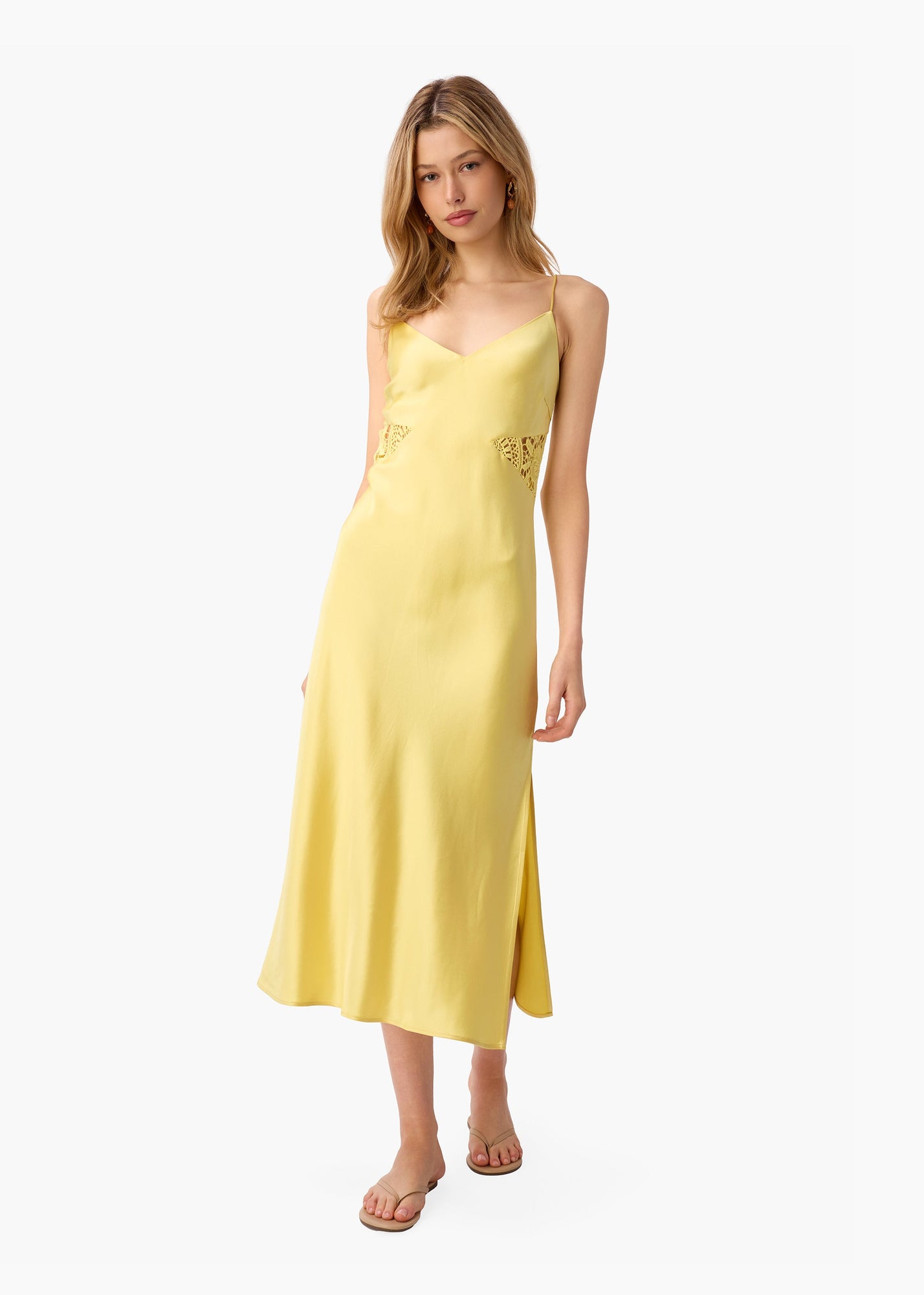 Carli Midi Dress | Custard