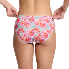 Signature Lace V-Front Brief | First Bloom (Blue)