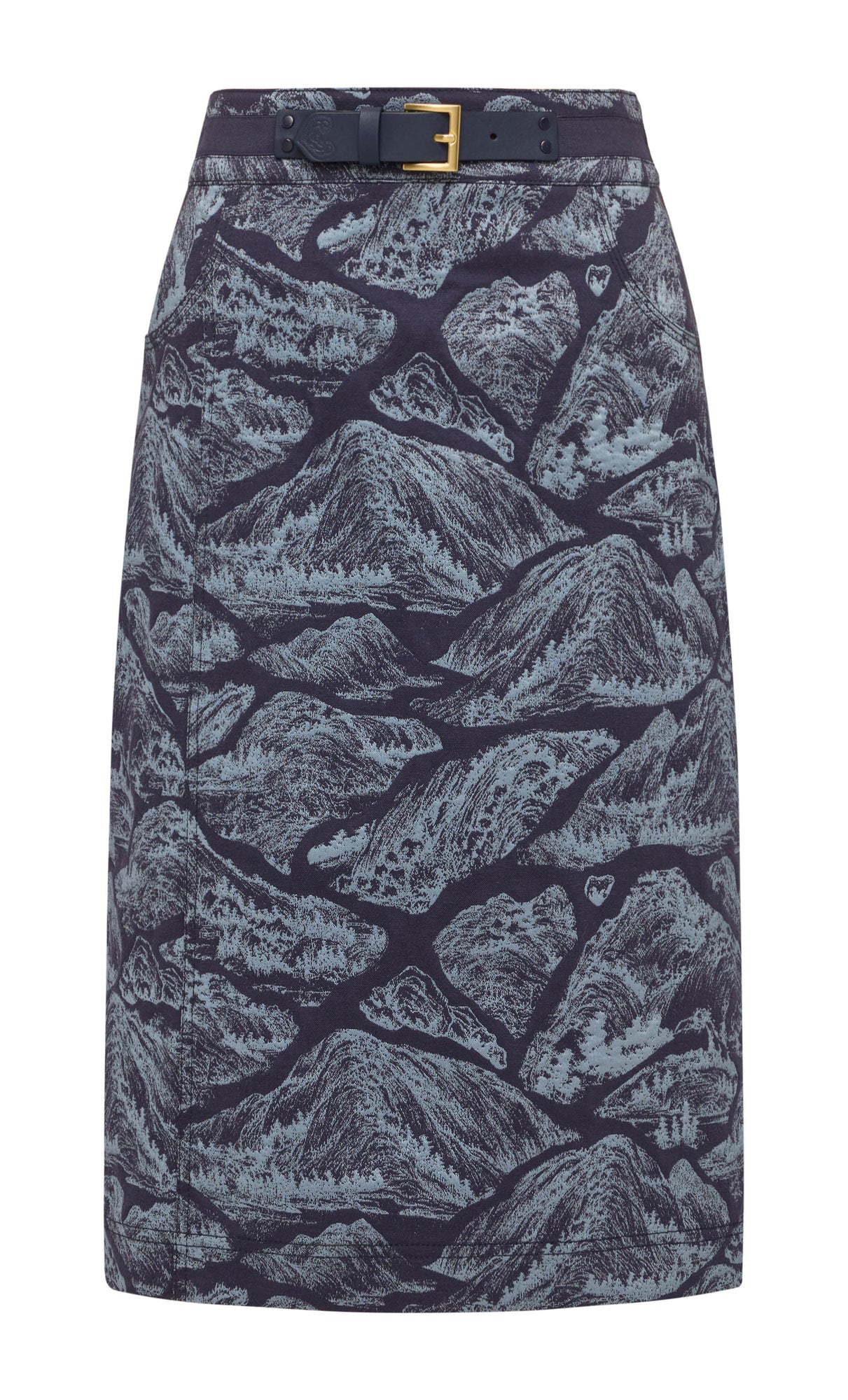 Pattern Skirt | Blue