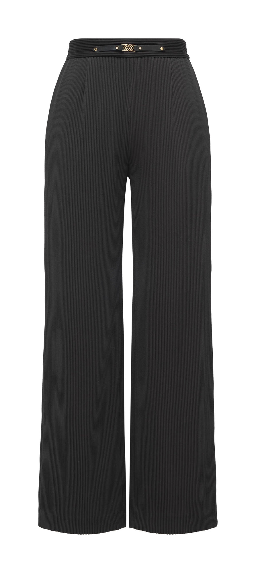 Straight-Leg Pants | Black