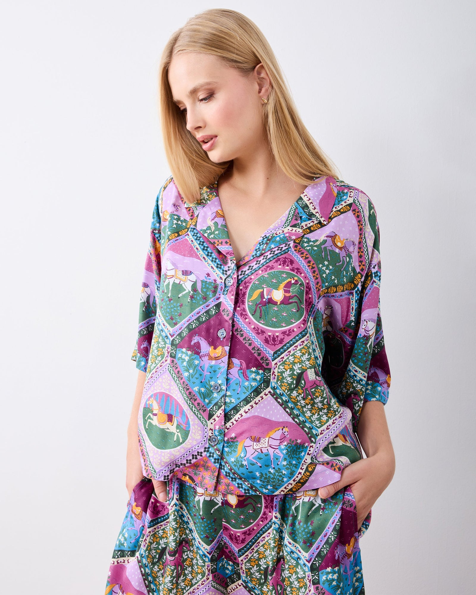 High Horse - Eco Satin Wildest Dream Set - Mulberry - Printfresh