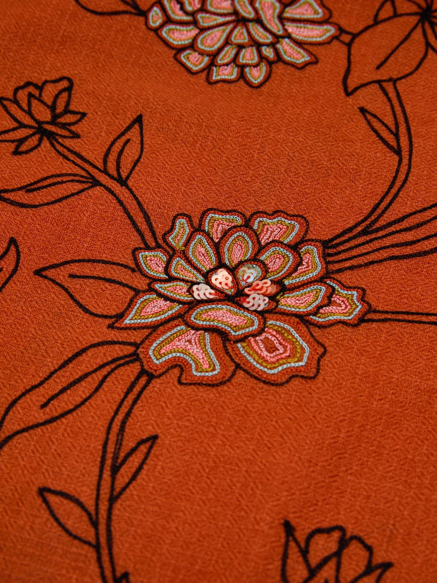 Cashmere Scarf | Burnt Orange