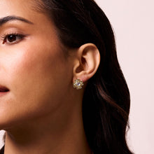 Chambers Earrings | Opal/Clear Crystal | 14K Gold Plated