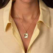 Red Cherry Dog Tag Pendant Necklace - Adina's Jewels