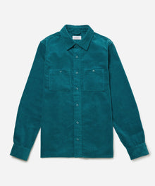 Gulf Coast | Nolan Wide Wale Cord Long Sleeve Shirt | Saturdays NYC