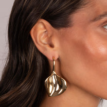 Ripple Petal Drop Earrings - Adina's Jewels