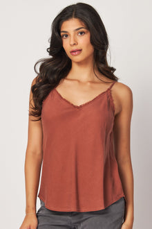 Frayed Cami - Autumn Amber