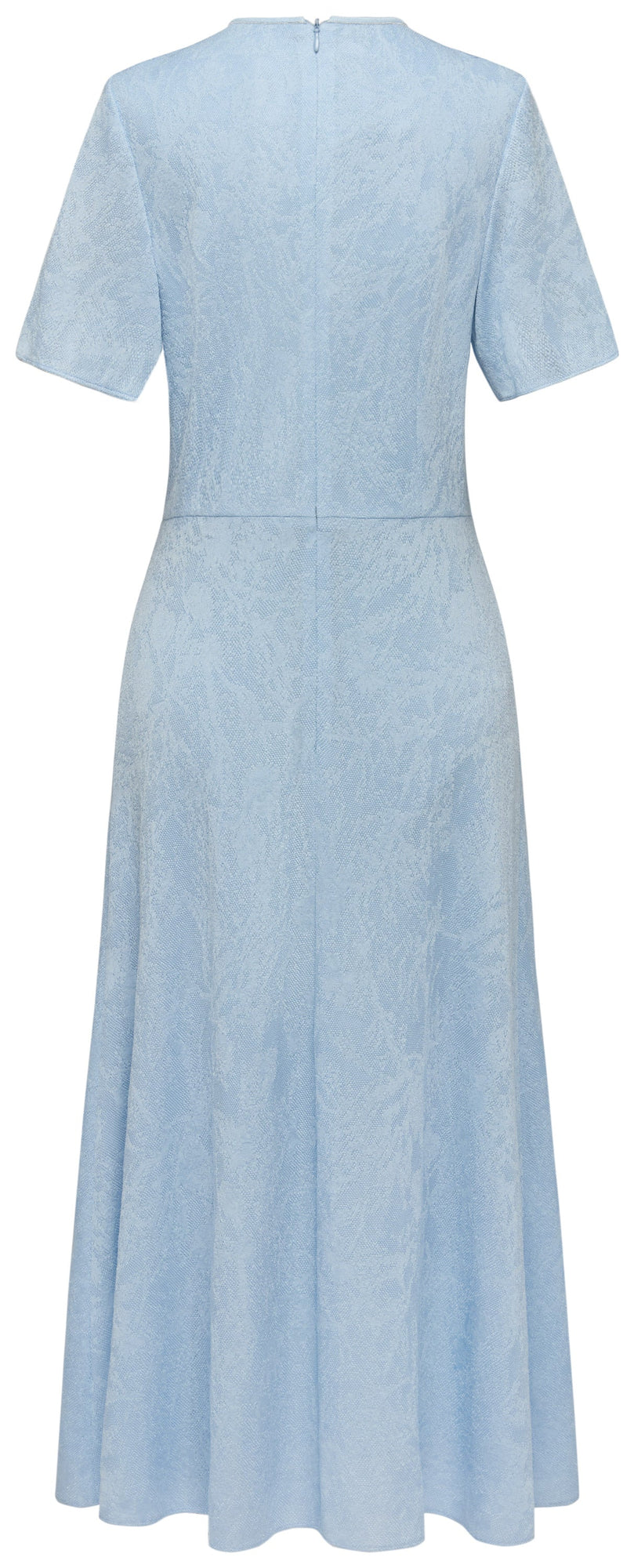 Mulberry Silk Jacquard Dress | Blue