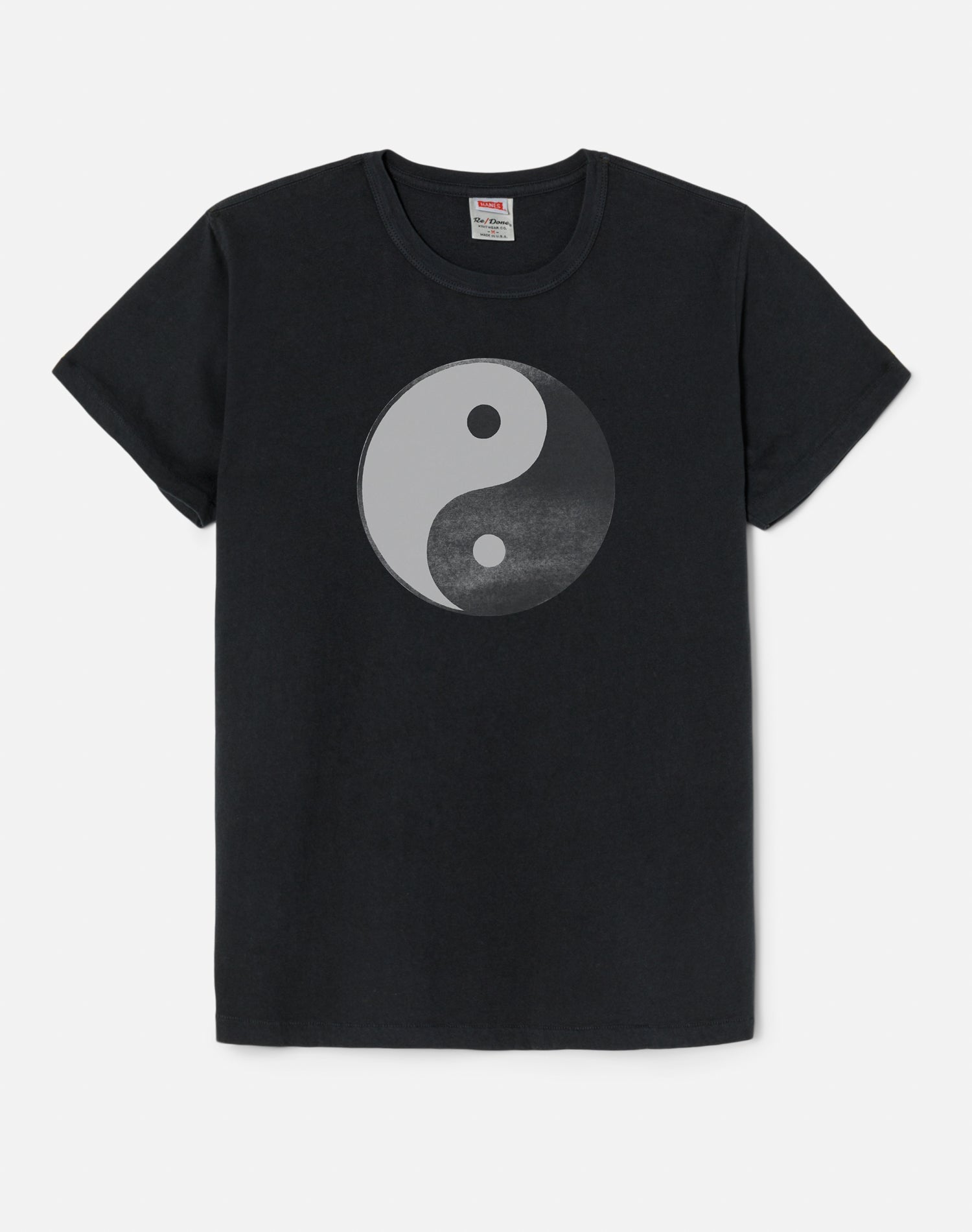 Classic "Ying Yang" Tee | Aged Black