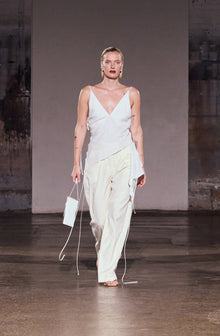 Diptych Spliced Wide Leg Pant | Ivory