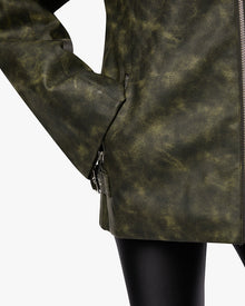 Vintage Patina Jacket | Black/Dark Green