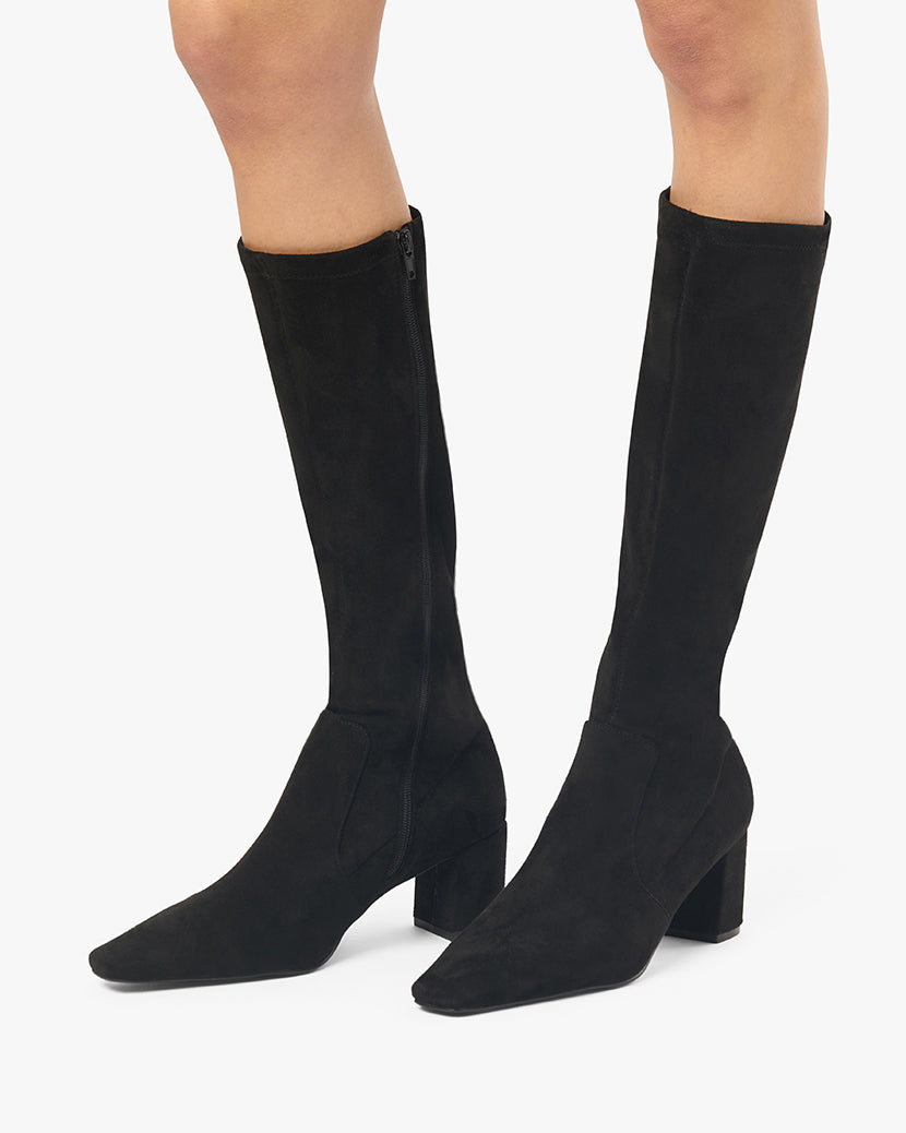 Knee High Glove Boot | Black