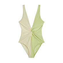The Olivia One Piece | Honeydew/Ivory Shine