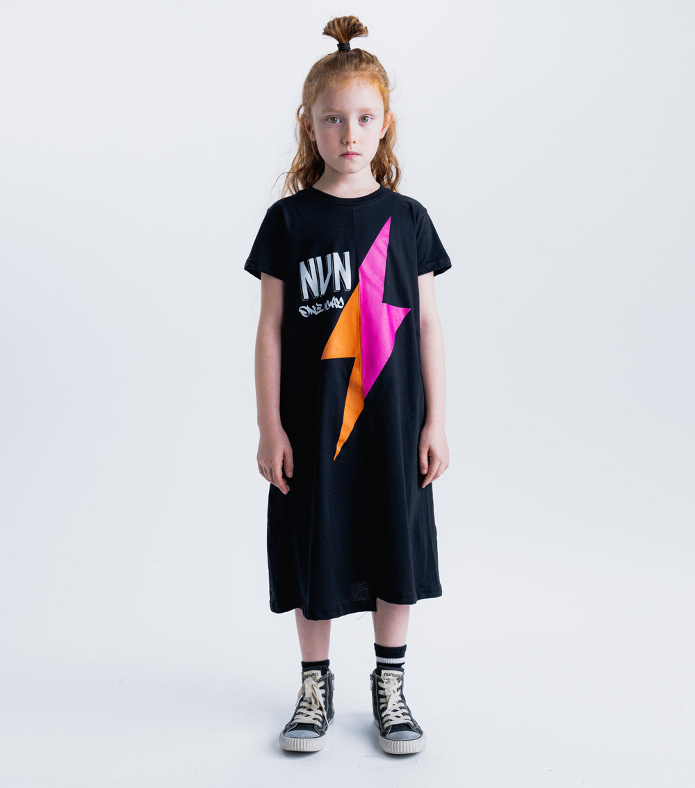 Girl | Unbalanced Rawk A Dress | Black