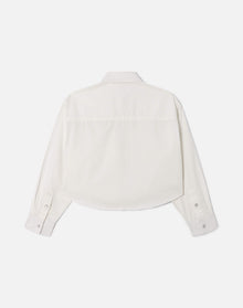 Womens | Camper Crop Shirt | Blanco