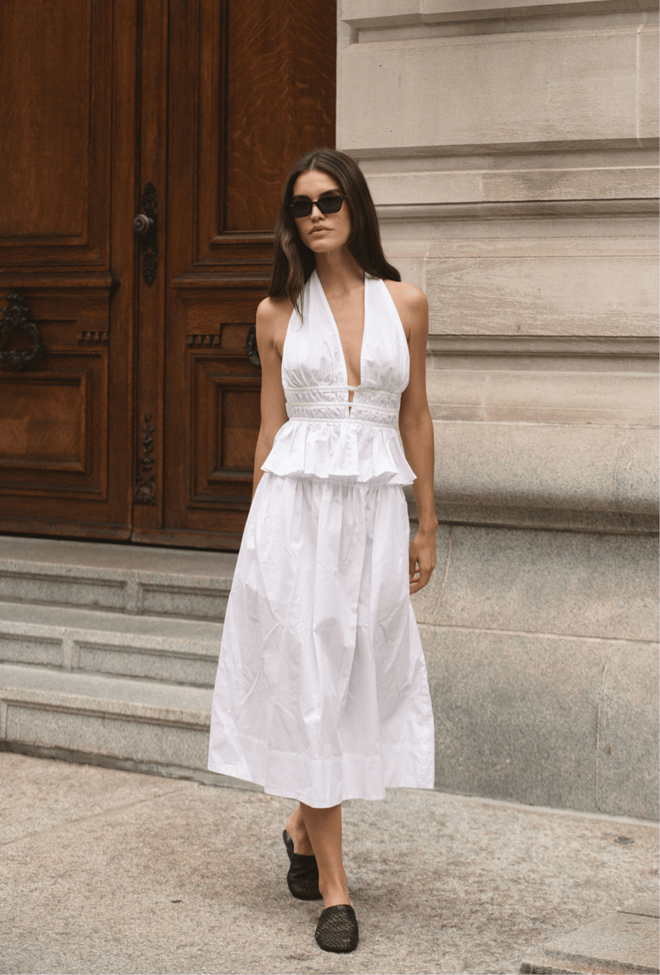 The Violet Top | White