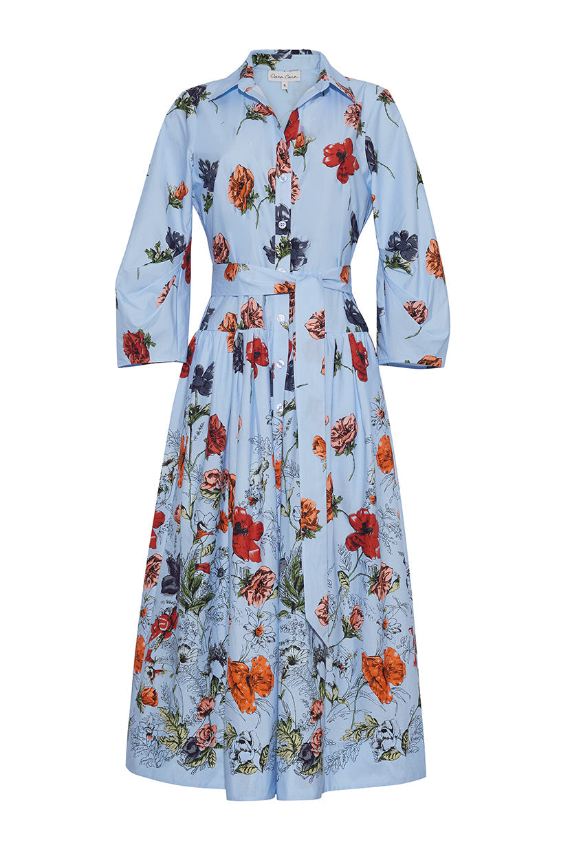 Raya Dress | Botanica Blue