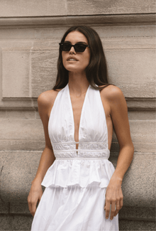 The Violet Top | White