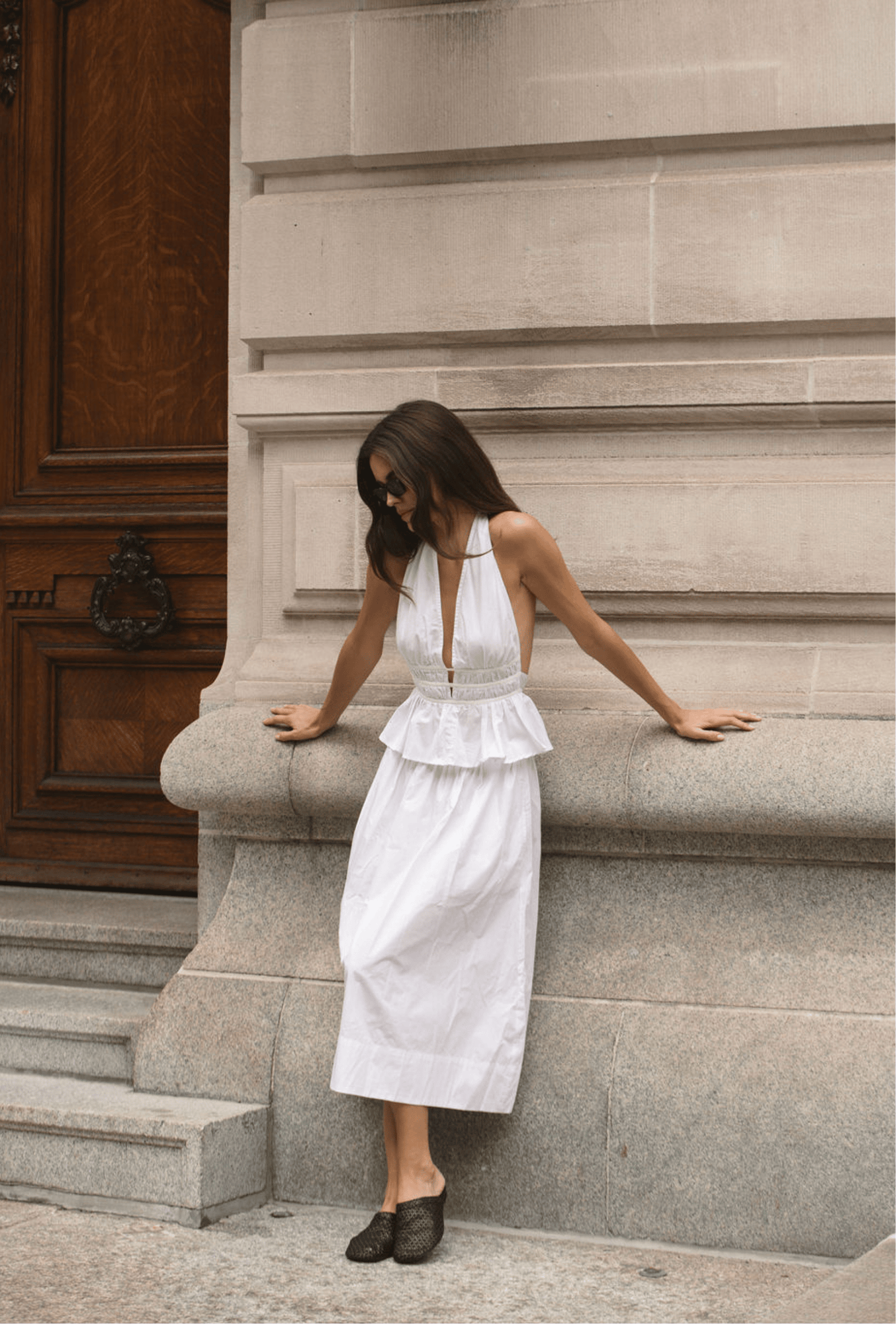 The Violet Top | White