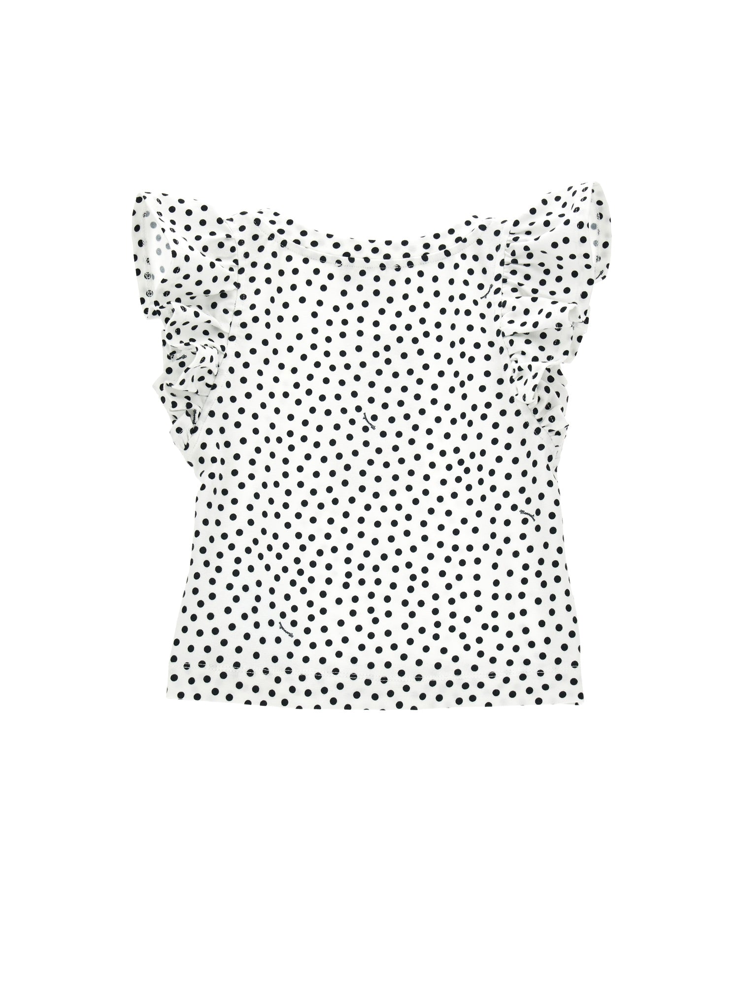 Girls | Jersey Tank Top With Trim | White/Black