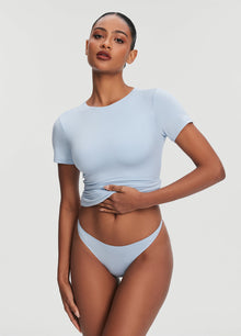 Seamless Thong Panty | Sky Blue