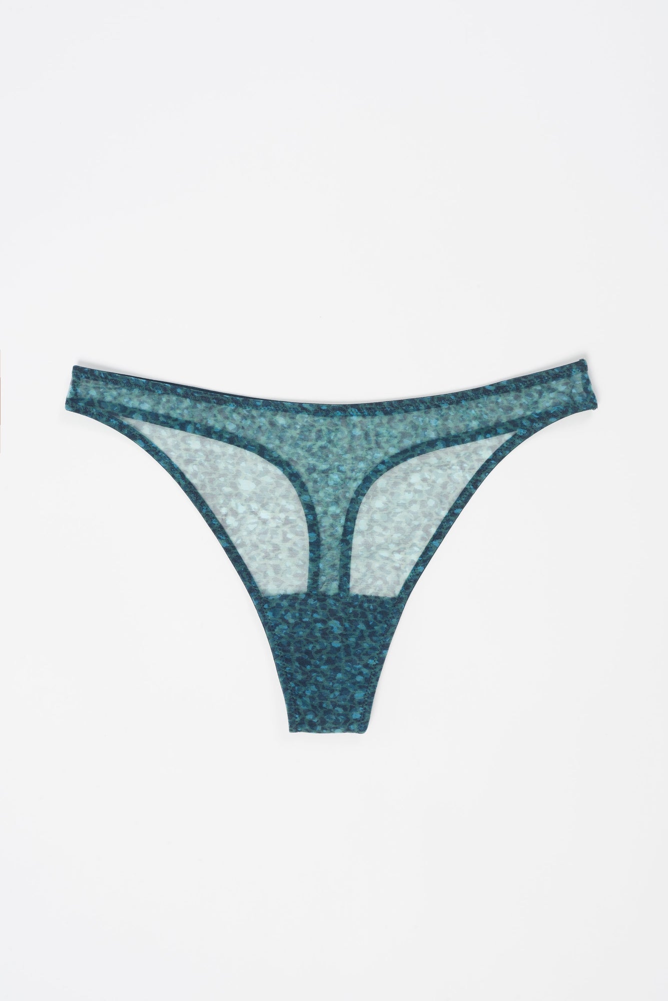 Aegean Thong | Green Print