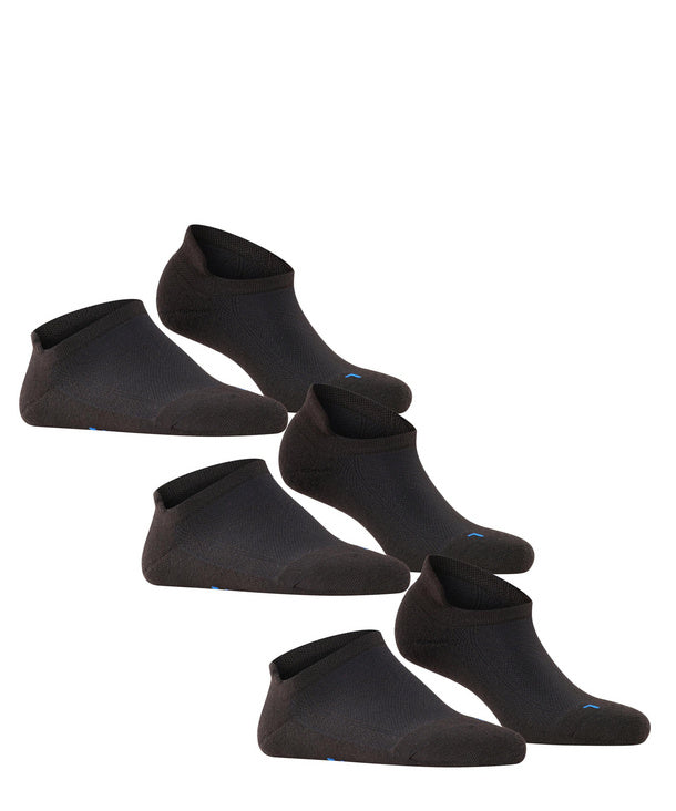 Unisex | Cool Kick 3-Bundle Sneaker Socks | Black