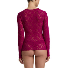 Signature Lace Long Sleeve Top | From The Vine (Red)