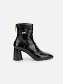 Ankle Heel Boots | Black