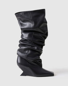 Womens | Allie Leather Boot | Black