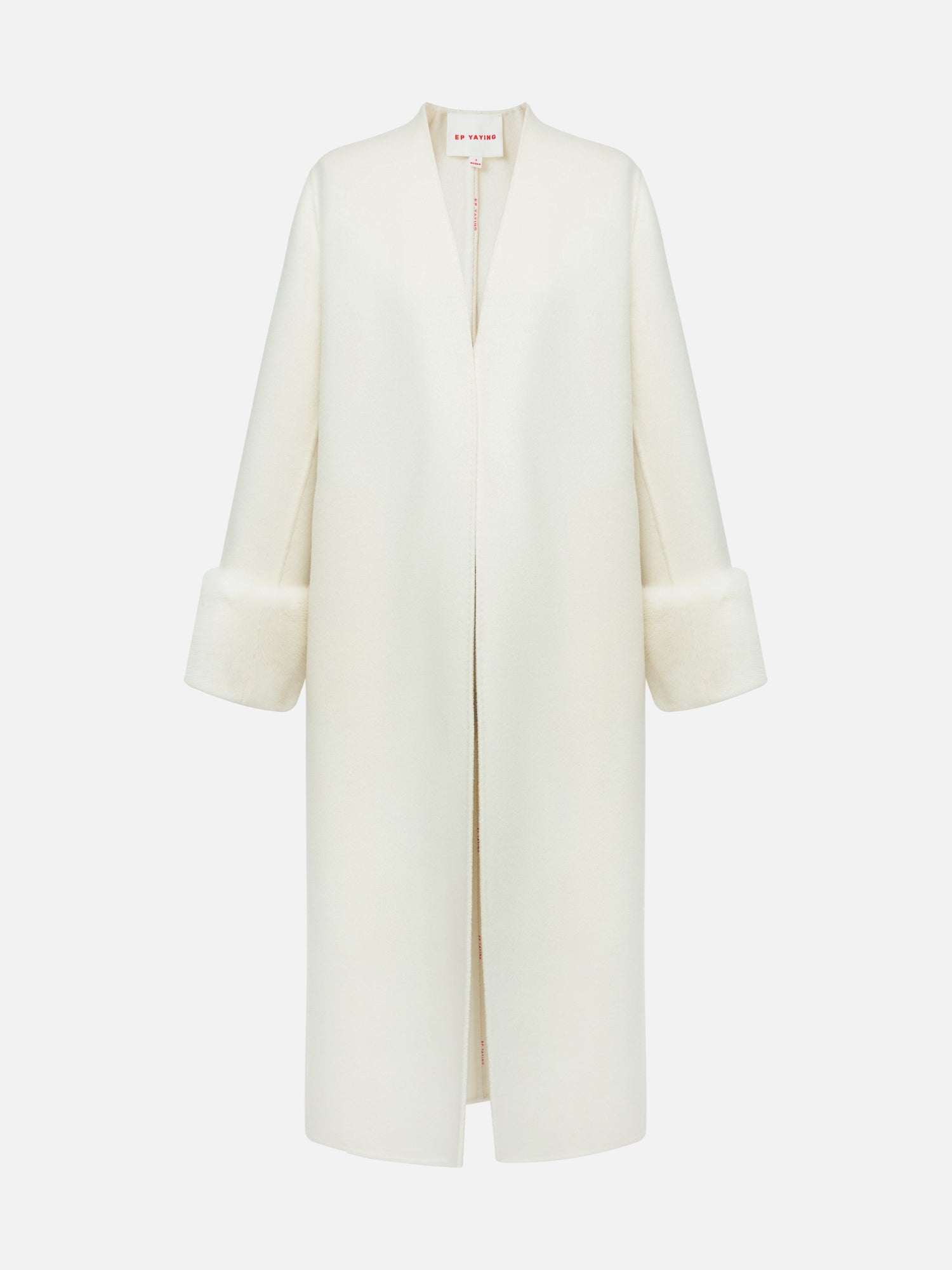 Cashmere Coat | White
