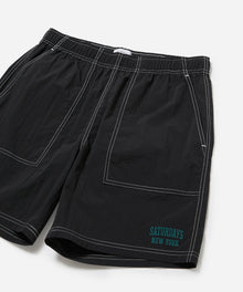 Black | Nathan Nylon Short | Saturdays NYC