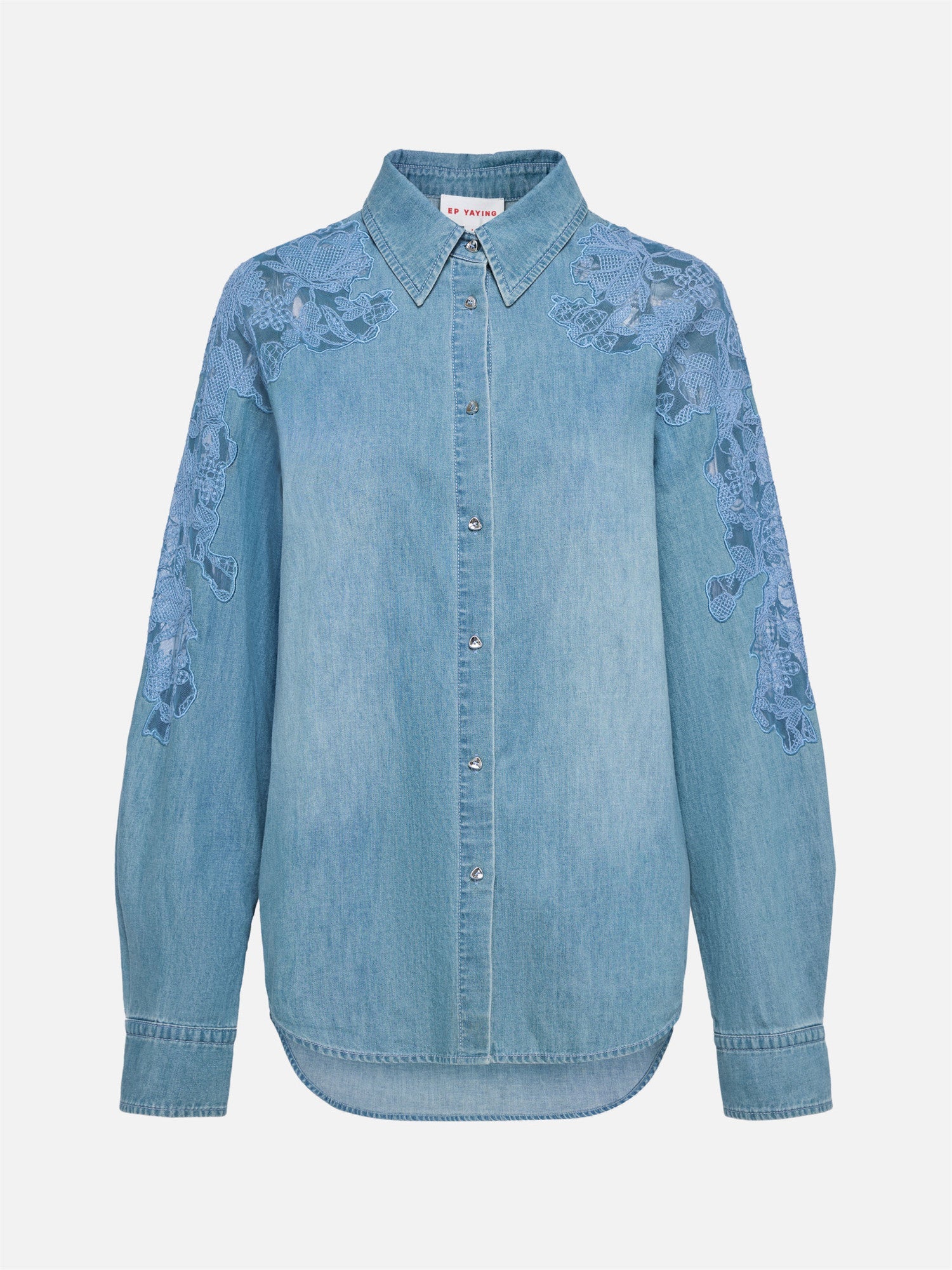 Tencel-Cotton Denim Shirt | Blue