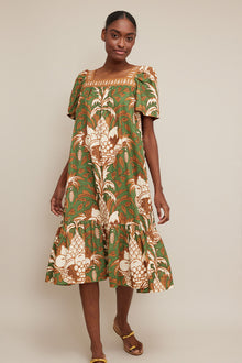 Chani Dress | Green Fruit Basket