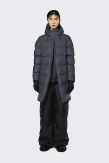 Long Puffer Jacket | Slate