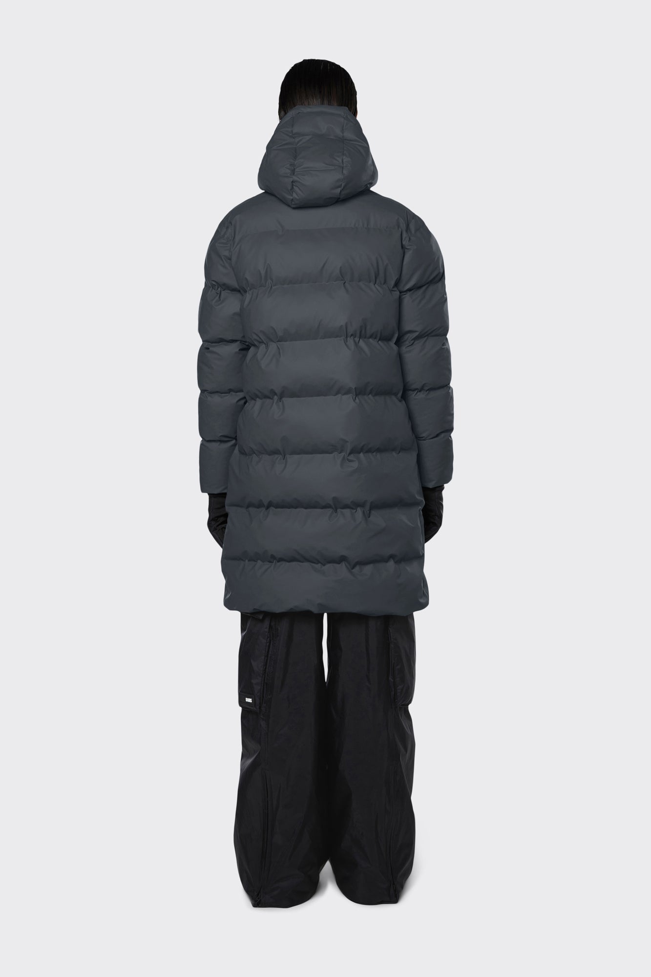 Long Puffer Jacket | Slate