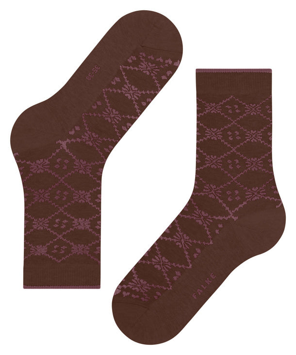Womens | Retro Sensation Socks | Cinnamon