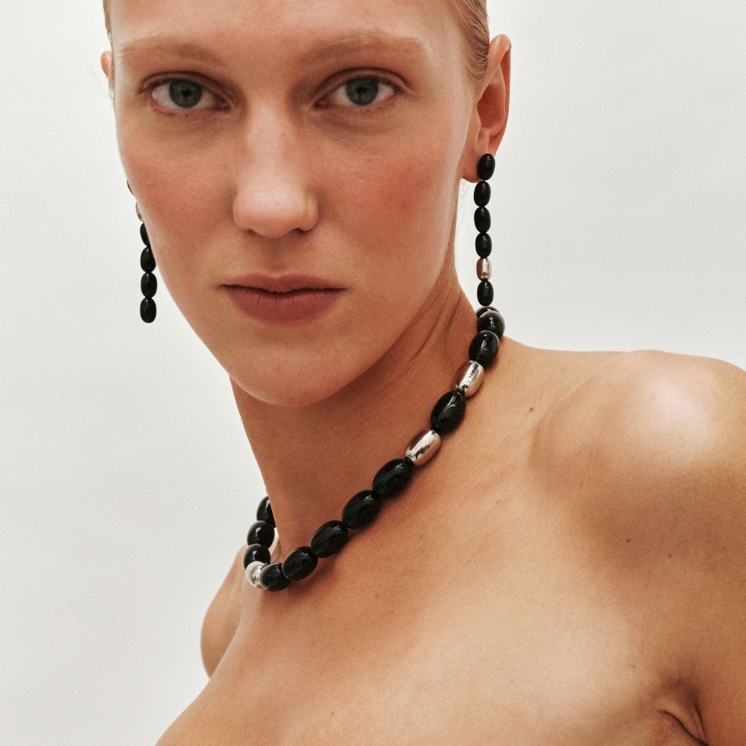 Clementine Necklace | Silver PVD Plated Stainless Steel