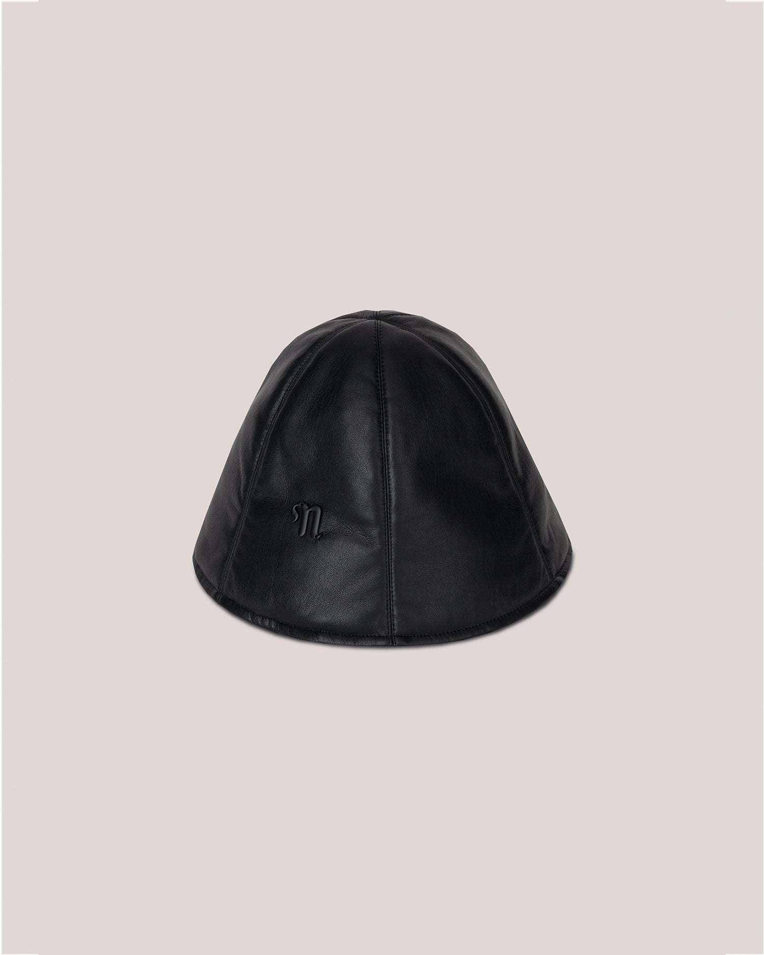 Unisex | Ricky Okobor Alt-Leather Bucket Bag | Black