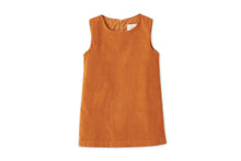 Organic Cotton Velvet Dress | Raw Sienna