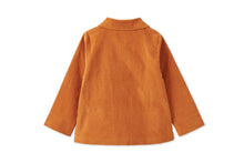 Organic Cotton Velvet Jacket | Raw Sienna